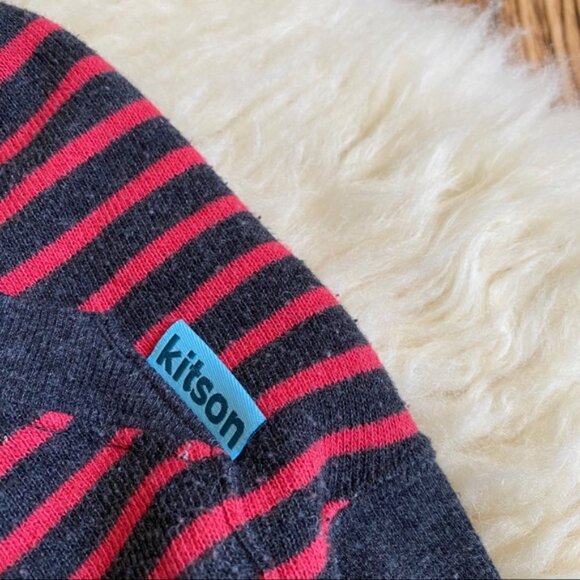 Uniqlo x Kitson knit striped long hoodie leggings length - Picture 3 of 6